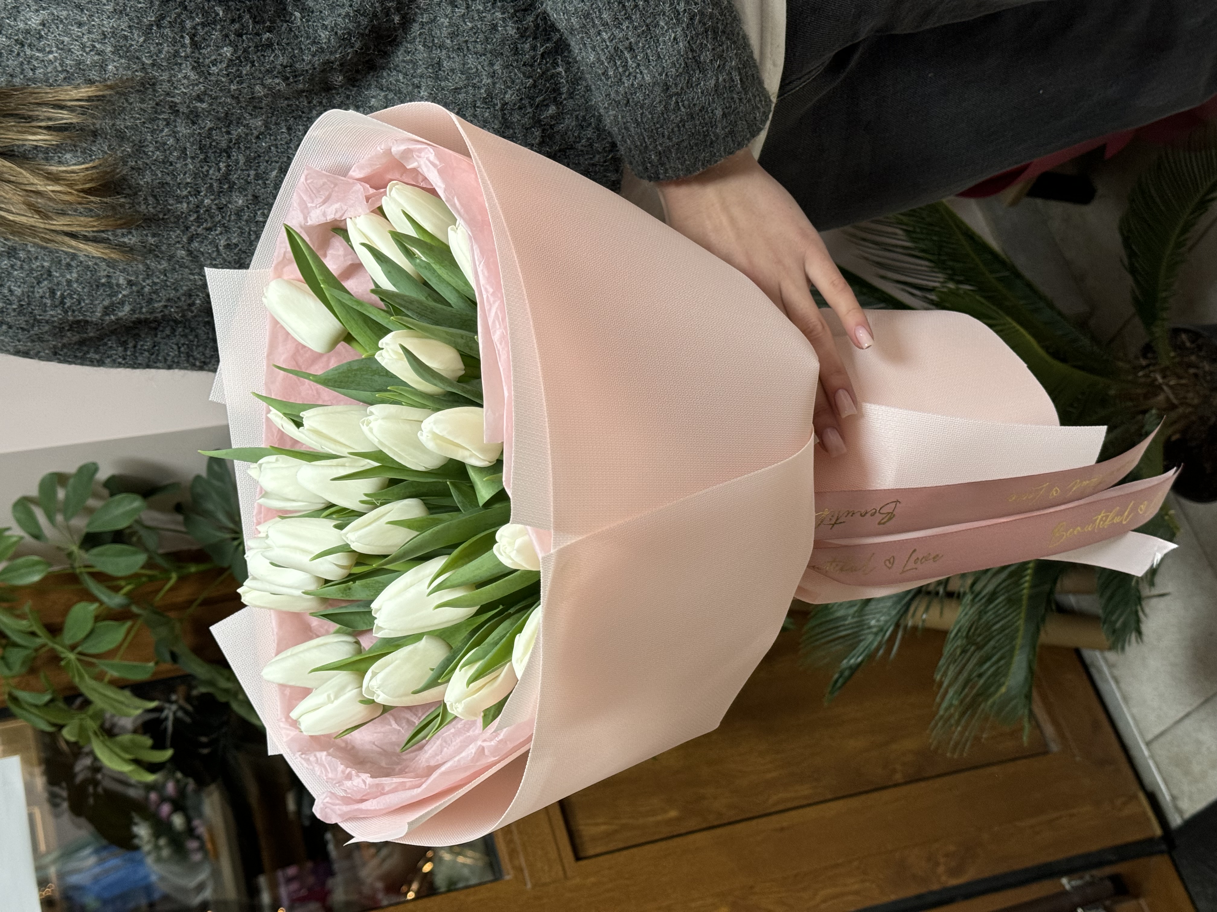 Букет 21 тюльпан