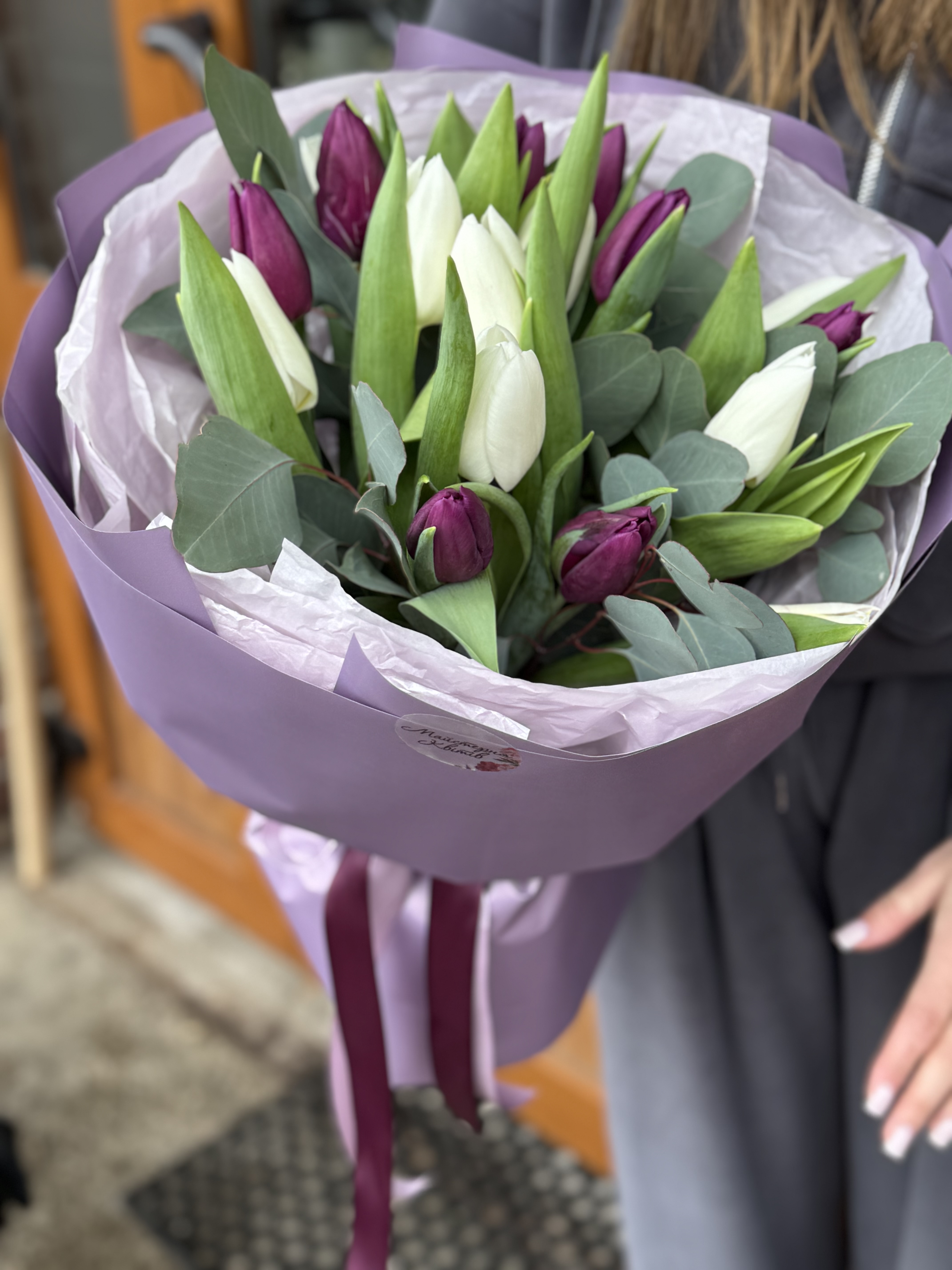 Букет з 15 тюльпанів