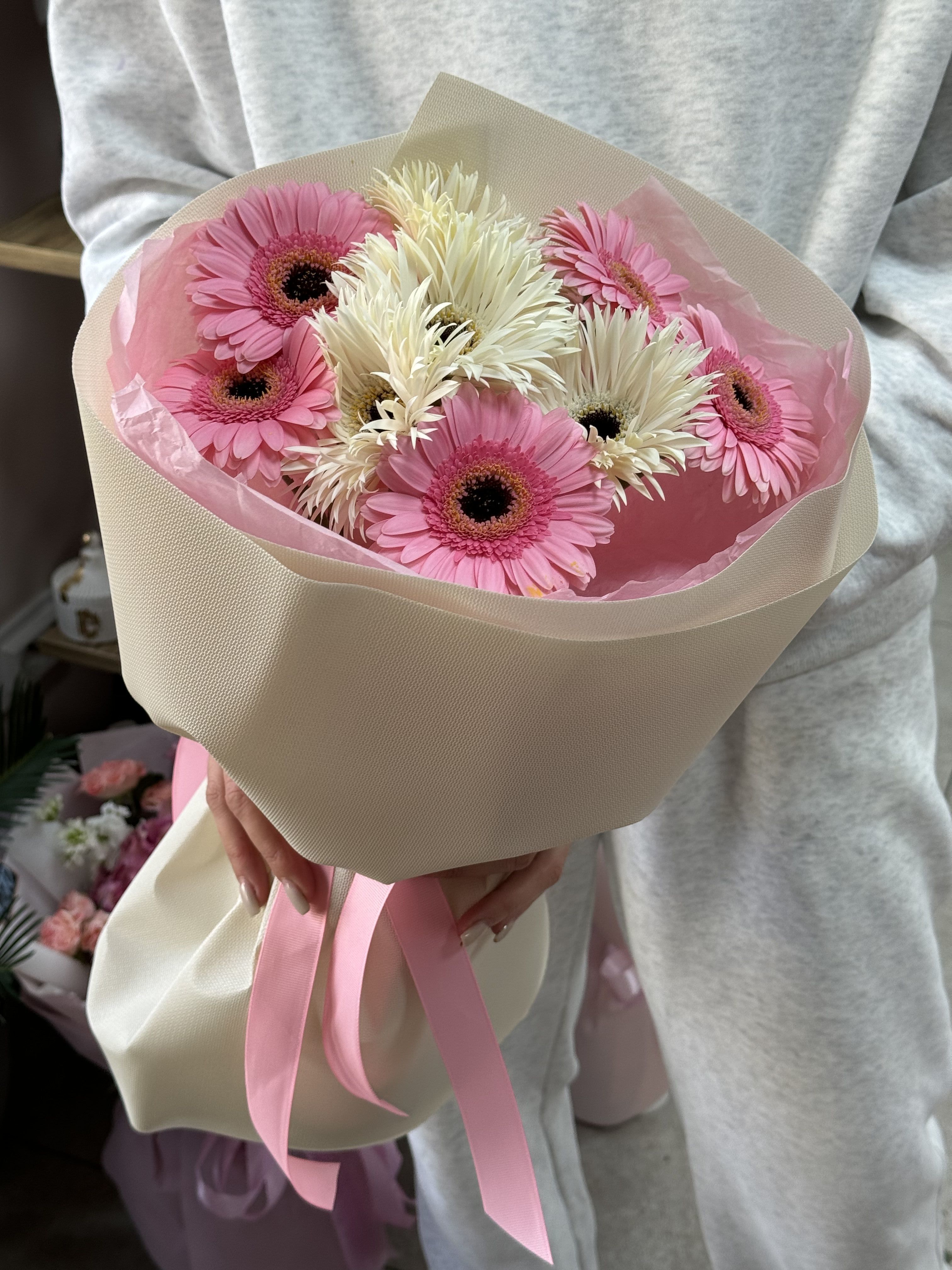 Букет із 9 гербер