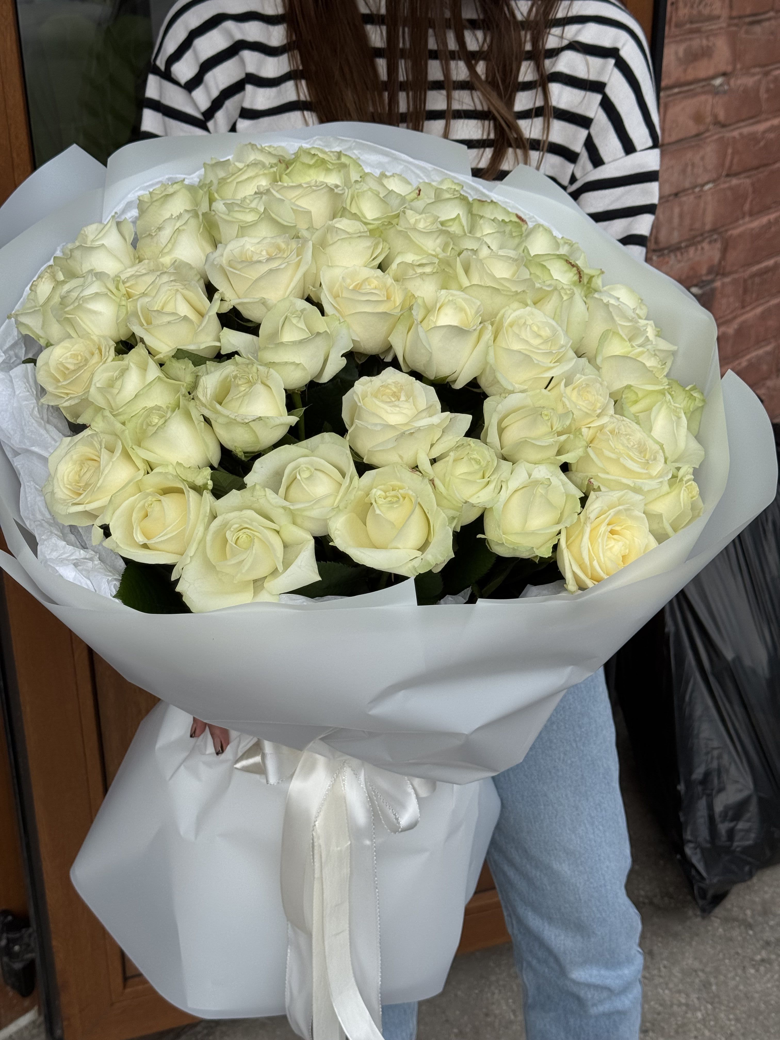 Букет із 55 троянд 