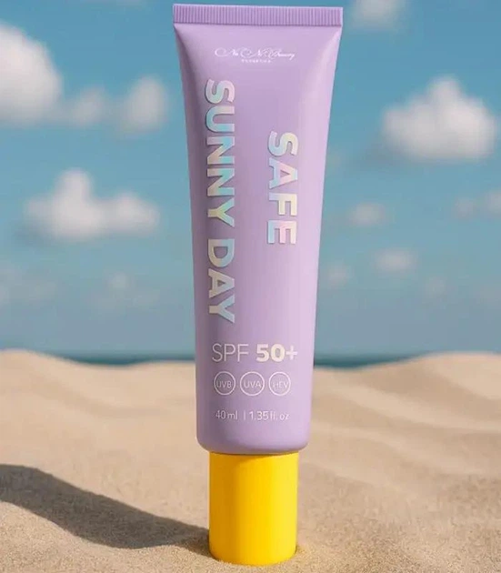 Сонцезахисний крем NaNi Beauty для обличчя, шиї та декольте 40мл , SPF 50+