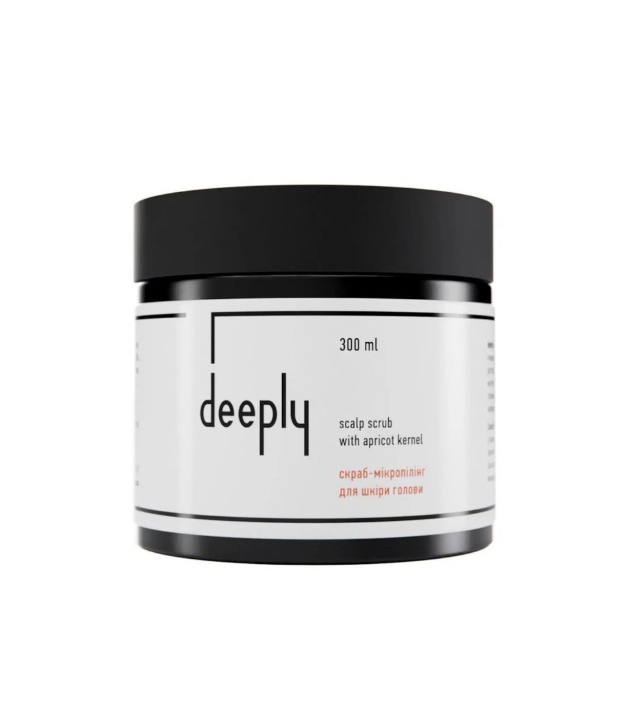 Скраб для шкіри голови deeply scalp scrub with apricot kernel 300 мл