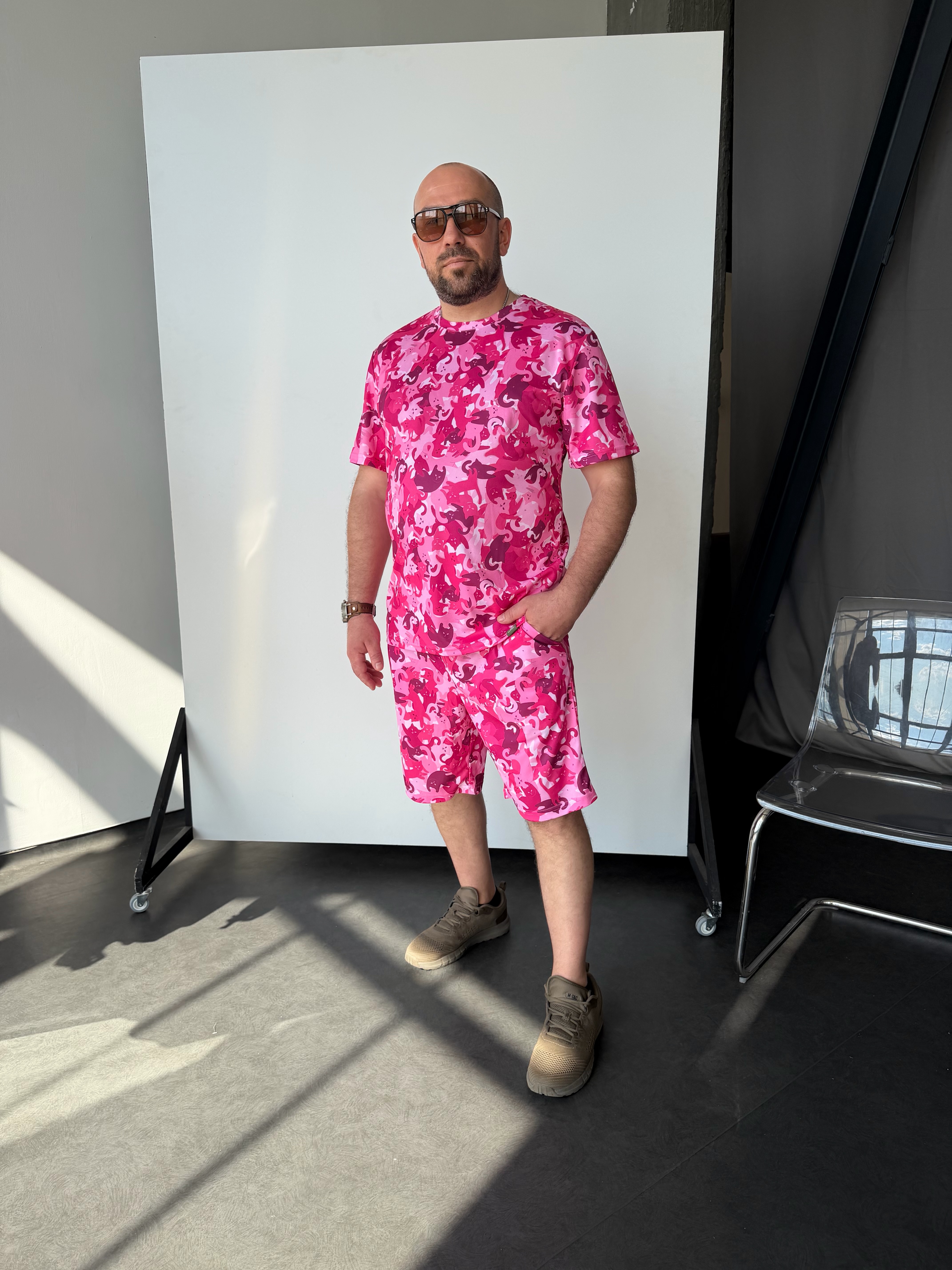 Костюм літній MULTICAT pink