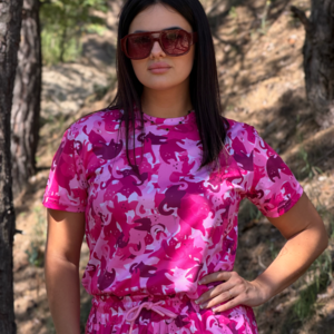 Жіноча футболка MULTICAT pink
