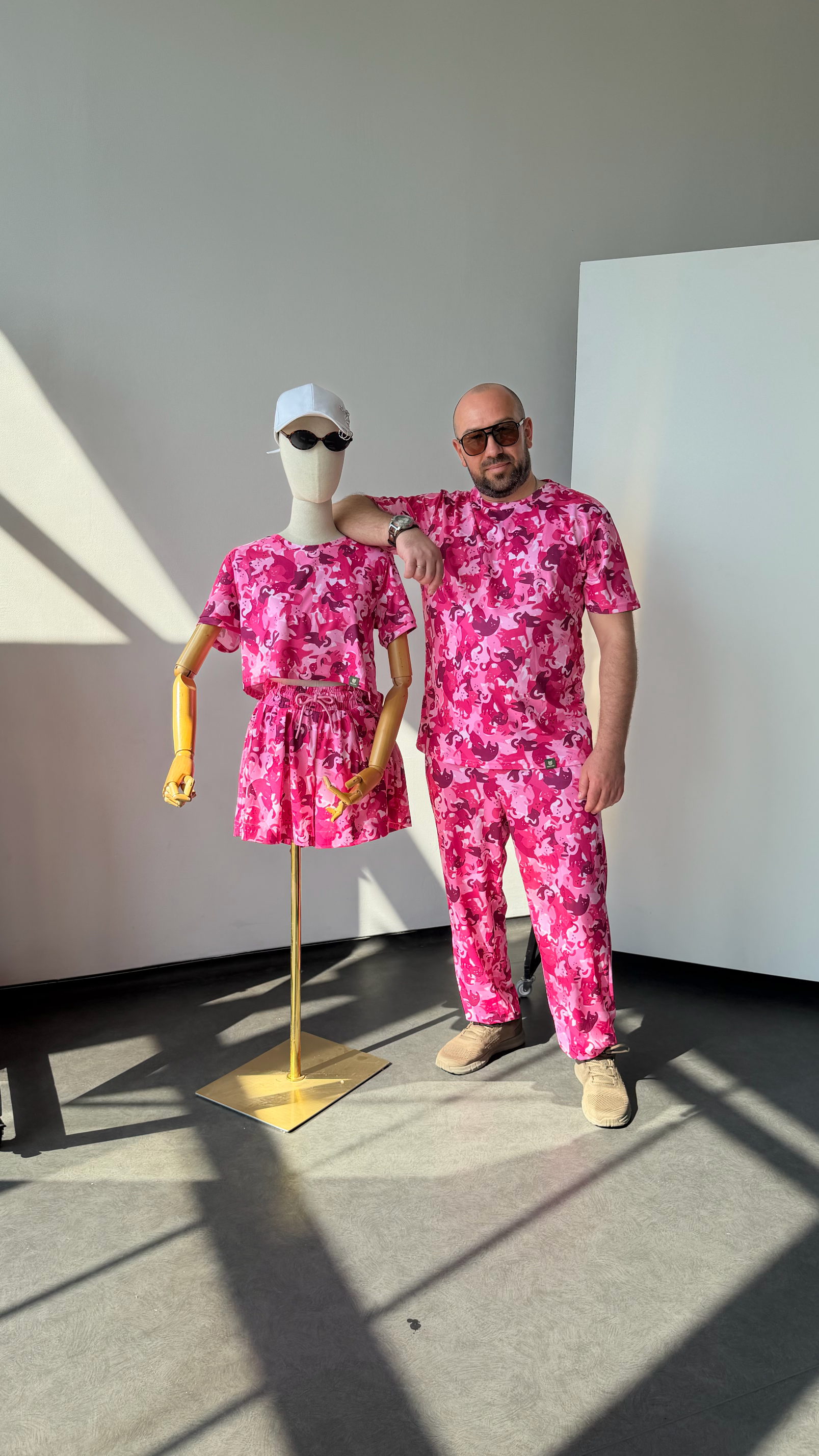 Літній костюм MULTICAT pink