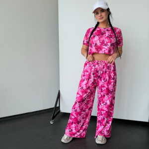 Жіночий літній костюм MULTICAT pink