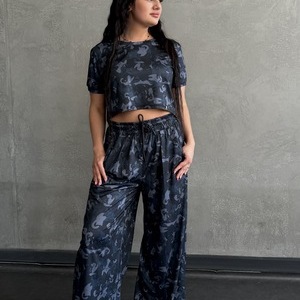Жіночий літній костюм MULTICAT black