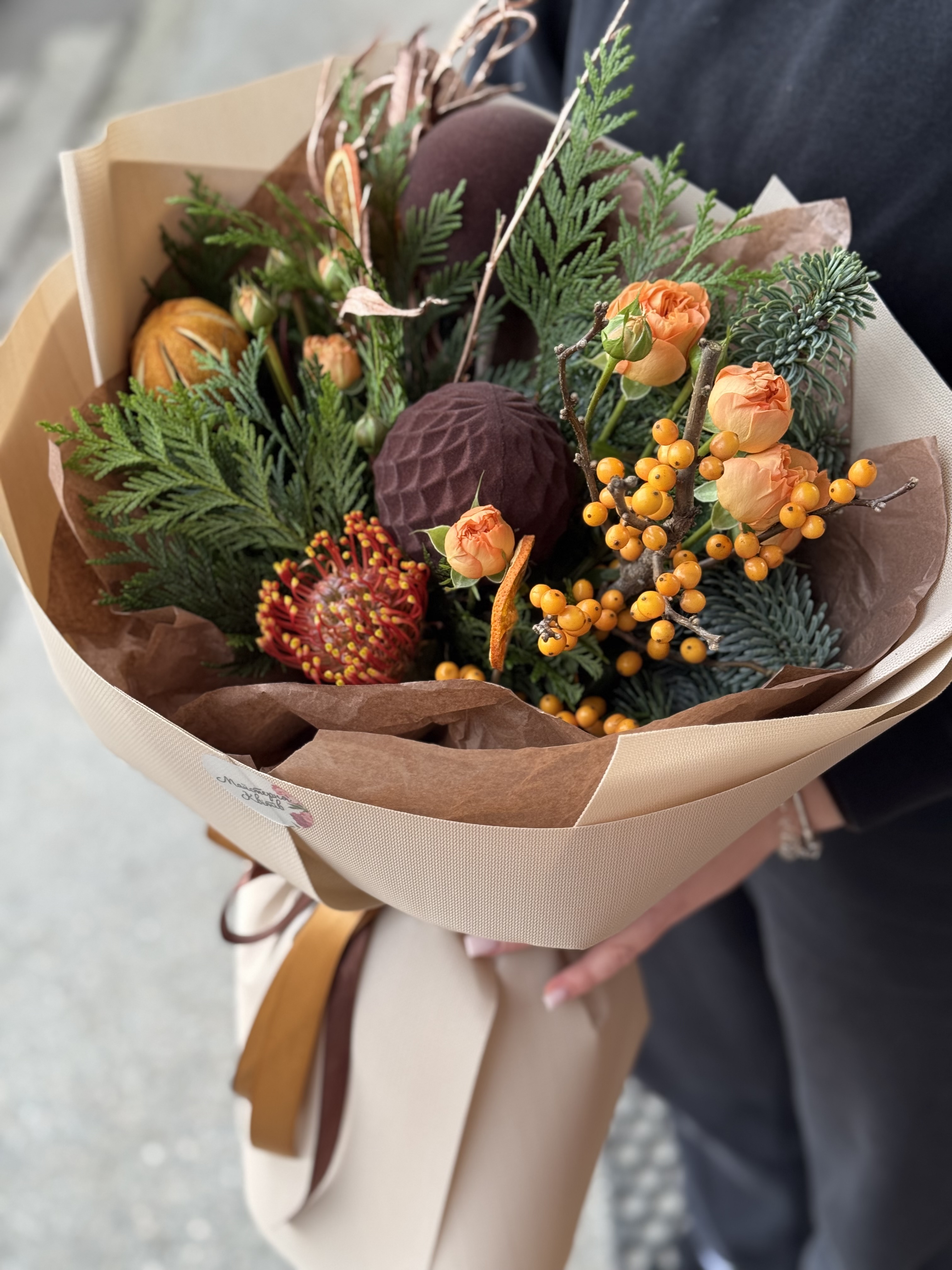 Букет з ялинкою