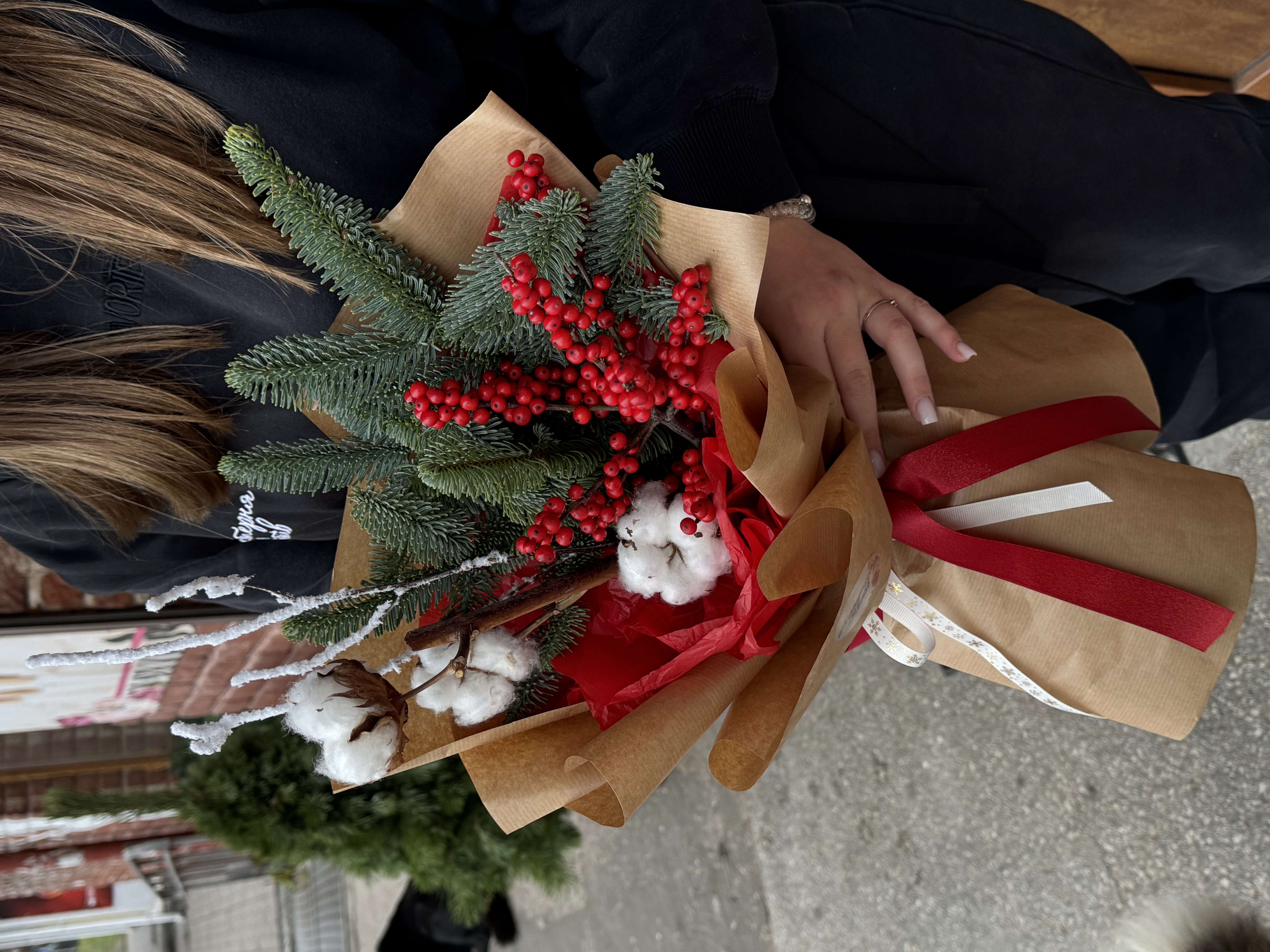 Зимовий букет комплімент 